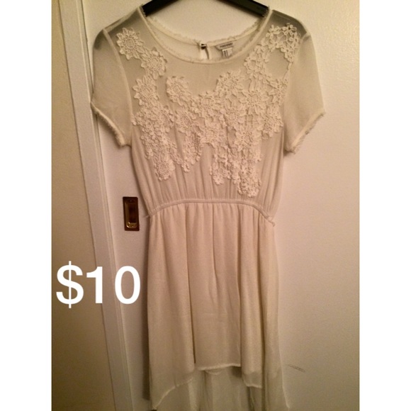 White summer dress size S