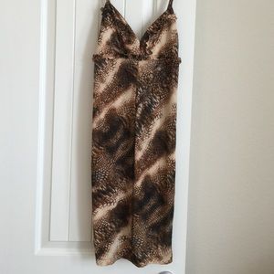 Beautiful animal print sundress !!