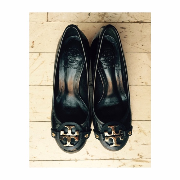 Authentic Tory Burch Black Heels
