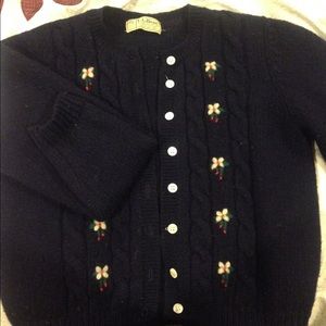 Nice Navy Blue Wool Sweater