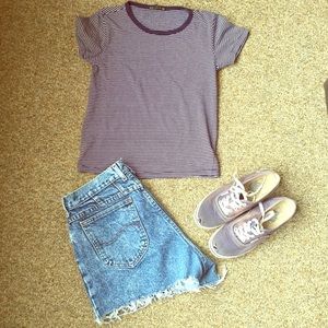 Urban Outfitter Baby T-Shirt in Navy Blue Stripes