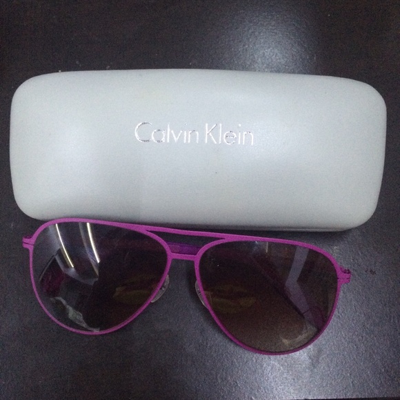CK Calvin Klein aviator sunglasses