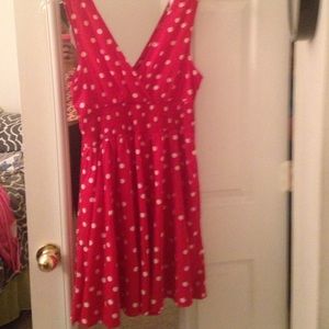 Red & white Summer Dress #Cute