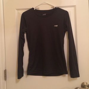 Avia black long sleeved workout top