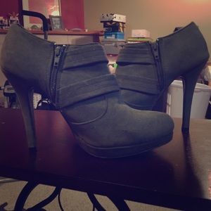 Grey booties