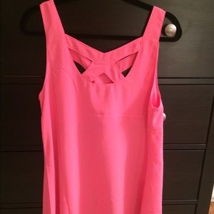 Pink Cut Out Dress