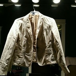 Tan corduroy blazer
