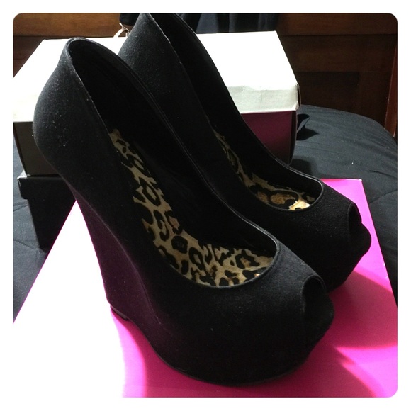 Suede Wedges