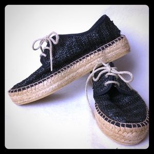 Jeffrey Campbell Low Tie Espadrille, 10 M, Black