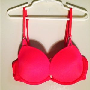 Pink bra