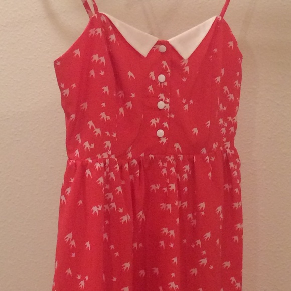 Bird Print Dress