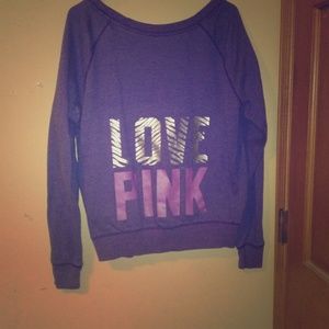 Purple PINK sweatshirt