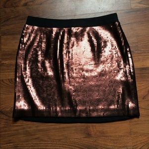 Banana Republic Brown Sequined Skirt