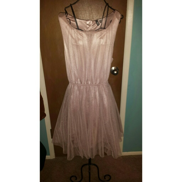 Dull Pink Tulle Dress