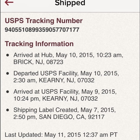 Tracking number