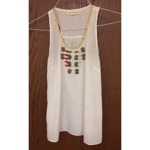Urban Outfitters Staring At Stars Beaded Tank Top