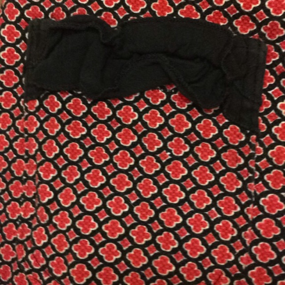 Judith March Black and Red Patterned Shorts - Picture 4 of 4