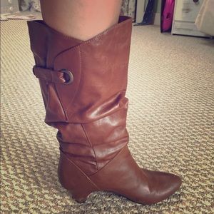 Brown boots