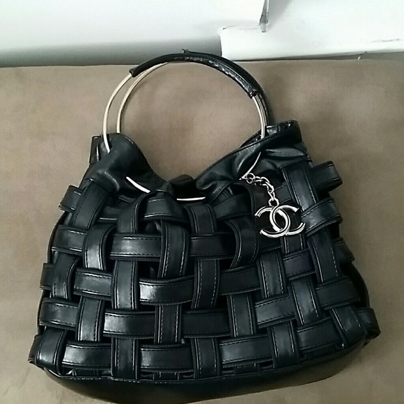 Black handbag