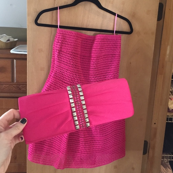 Knit pink tub dress! 💕