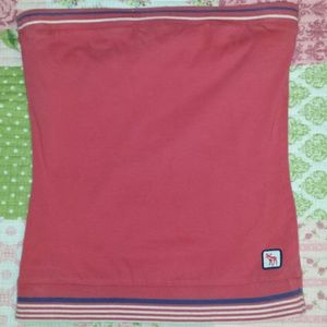 Abercrombie & Fitch Coral Tube Top