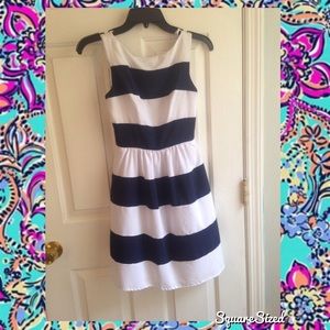 Preppy Striped Dress