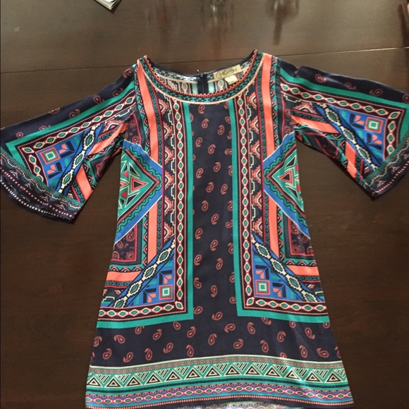 Flying Tomato Wide Sleeve Shift Dress