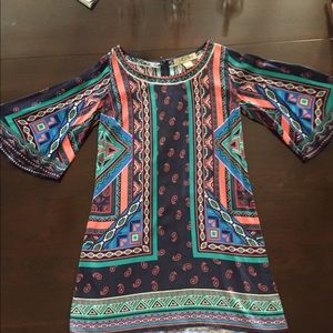 Flying Tomato Wide Sleeve Shift Dress