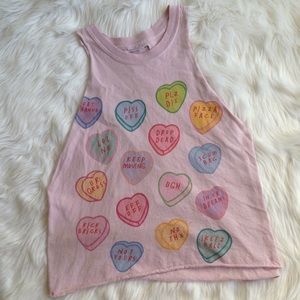 Offensive Candy Hearts Tanktop