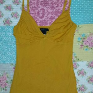 VS Yellow 100% Nylon Mesh Tank