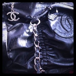 Large Chanel Handbag with Chain Handle