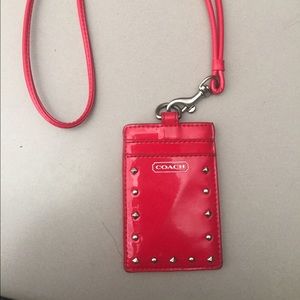 Coach lanyard