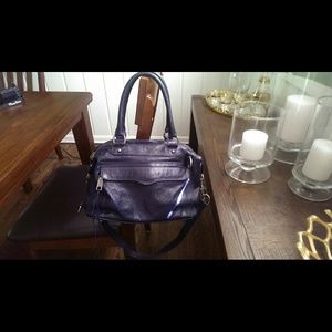 Rebecca Minkoff Navy Leather Satchel Rebecca Minkoff Navy Leather Satchel