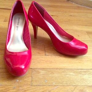 Red Madden Girl 3inch heels
