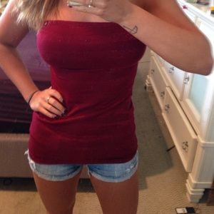 RED TUBE TOP!!!