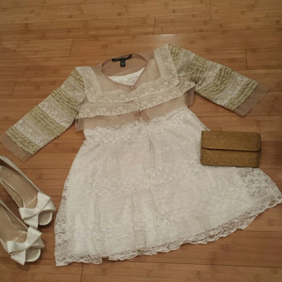 Robert Rodriguez Lace Crop Top ,  Sz M - Picture 1 of 4