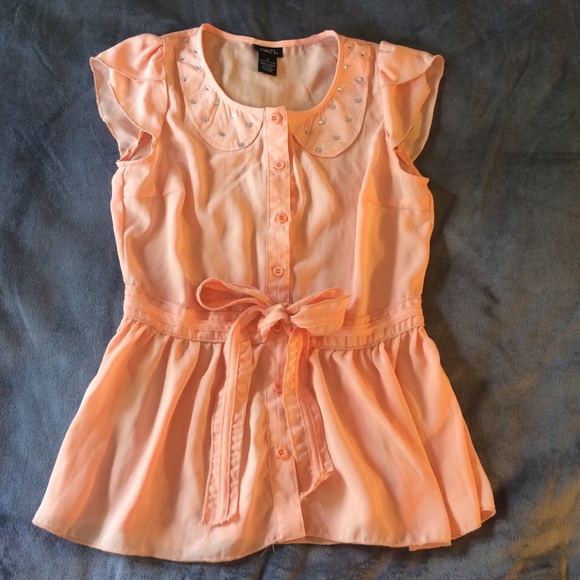 Peach Dress Top - Picture 3 of 4