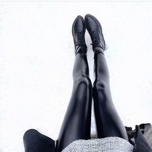 Black milk wet look leggings