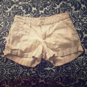 Gap linen khaki shorts