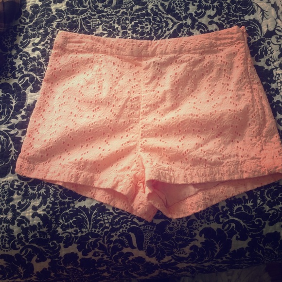 Soft pink patterned shorts from Forever 21