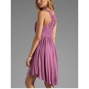 Free People cast your net dress in mauve