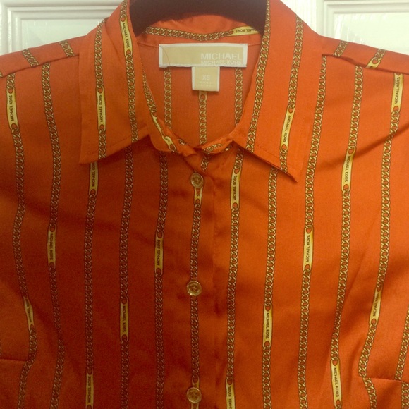 Long sleeve Michael Kors silk blouse - Picture 1 of 3