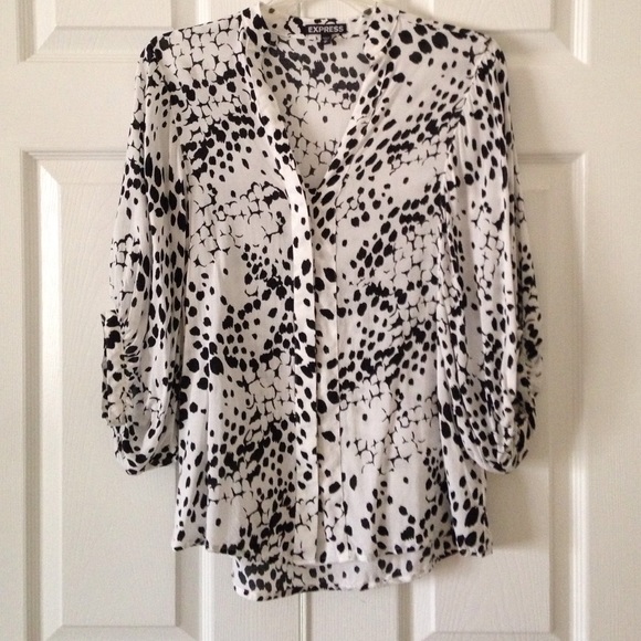 black & white comfy Blouse