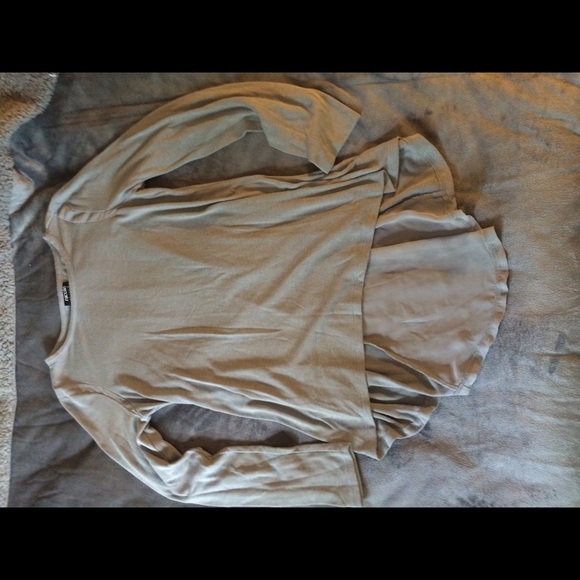 Gray Casual Top