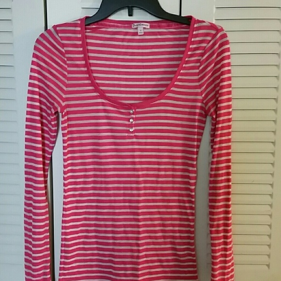 Long sleeve juicy couture shirt.