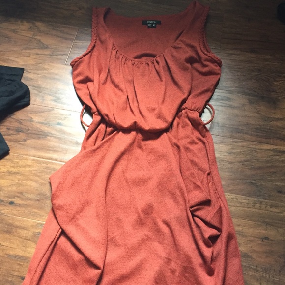 Orange dress