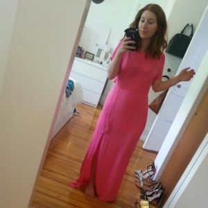 Pink MAXI dress - bundling with romper.