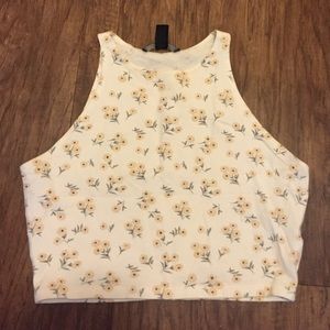 Forever 21 sunflower crop top