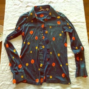 Vintage 1970s button down shirt