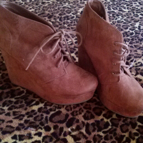 wedge booties